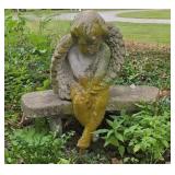 Concrete Garden Statue Angel or Cherub