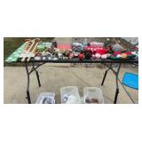 3-Totes with Lids of Christmas Decor