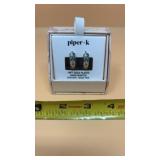 Piper K 14kt Gold-Plated Huggie Hoop Earrings