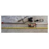 Binoculars, Compass, Deer Drag, Black Powder