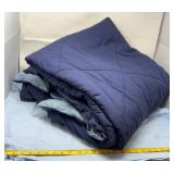 Comforter Two Tone Blue Full/Queen