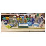 Cleaning Supplies Mostly Full