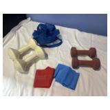 Weights with Elastic Bands
