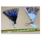 2-Decorative Handheld Folding Fans