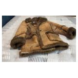 VTG Lambskin Leather Shearling Coat Mouton