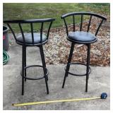 Black Swivel Bar Stools