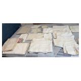 Vtg Doilies, Embroidered Fabric and More