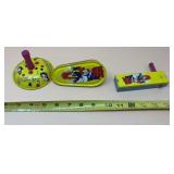 Mid Century Tin Litho Noise Makers