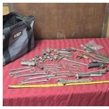 Miscellaneous Tool Lot with Tool Bag