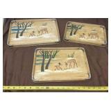 Hand Painted Bambi Trays