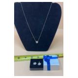 Gulicx Bezel-Set Solitaire Pendant Necklace