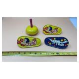 Mid Century Tin Litho Noise Makers