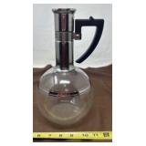 Hand-Blown Glass Coffee Carafe by Inland Glass