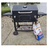 Master Forge 32-in W Black Charcoal Grill
