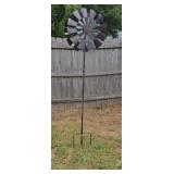 Metal Garden Windmill Spinner 6Ft tall