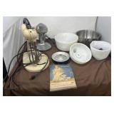 Mixing Bowls with Hamilton Beach Mixer and Juice