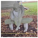 Concrete Garden Statue Angel or Cherub