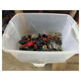 Tote of Army Man Trucks and Tankers