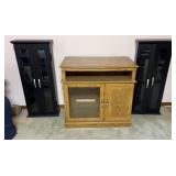 TV Stand, Storage/DVD Organizer Cabinets