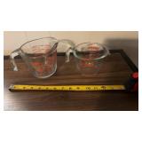 Anchor Hocking & Pyrex Glass Measuring Cups