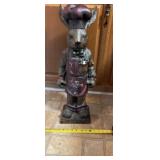Metal Rabbit Statue