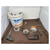 Bucket with Assortment of Tools