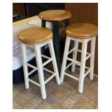 Bar Stools Two Have Swivel Seats