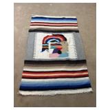 70x42 Woven Mexican Rug