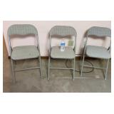 Three Folding Chairs
