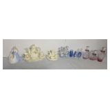 Doll China tea sets dresser perfume bottles
