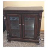 32" lighted display cabinet
