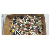 Fruit jar of old buttons