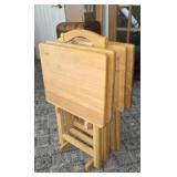 Set of four Oak TV Trays