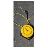 Retractable hose reel wall mount