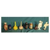 Oriental vases and items