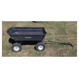 Gorilla Carts plastic wagon that dumps