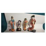 Vintage Asia geisha girl dolls