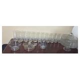 Christmas themed glasses reamer cake stand