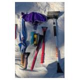 Ice scrapers umbrellas