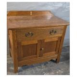 Oak wash stand.
