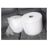 Two rolls of bubble wrap