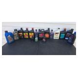 Motor oil 2-cycle oil transmission fluid mostly