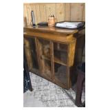 34"TX38"W 3 door china cabinet/ display case