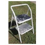 Folding step stool