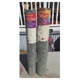 Two rolls of chicken wire 25 ft roll and 50 ft