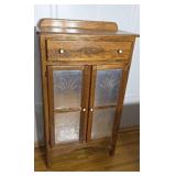 58-in tall oak 10 door pie safe