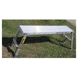 4 ft gorilla folding aluminum bench