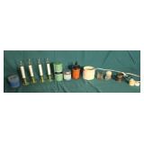Candles and battery operated candles