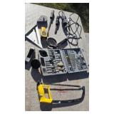 Drill bit set speed square Dremel tool truck line
