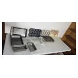 Baking sheets muffin tins bread pans